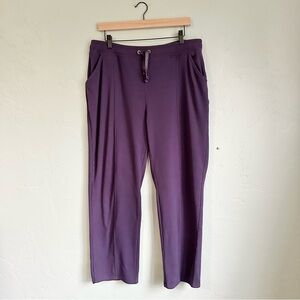 Chico's Weekends Purple Casual Lounge Straight Leg‎ Sweatpants Size Large 12 EUC